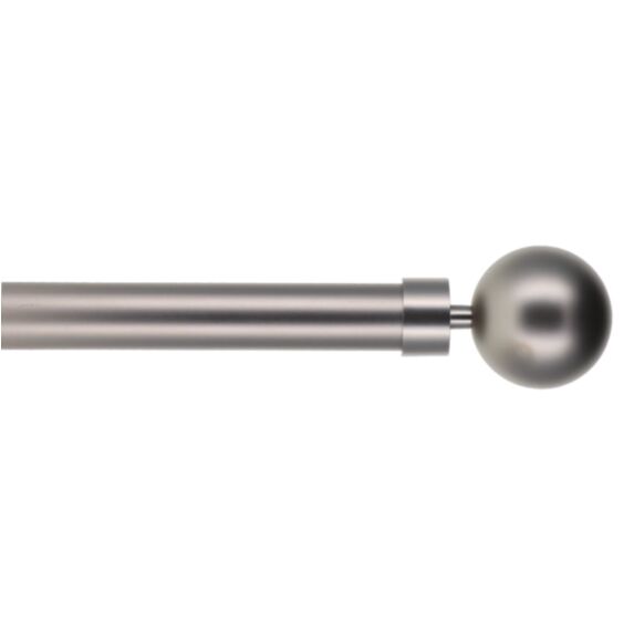 Kit extensible Ø28 mm 210-380 cm embout Hera argent - LUANCE