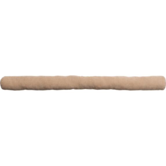 Boudin de porte simple bourrelet velours cotelé 80 cm beige - LUANCE