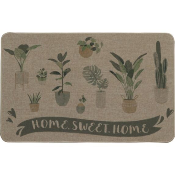 Paillasson Home Sweet Home 50x80cm beige - LUANCE