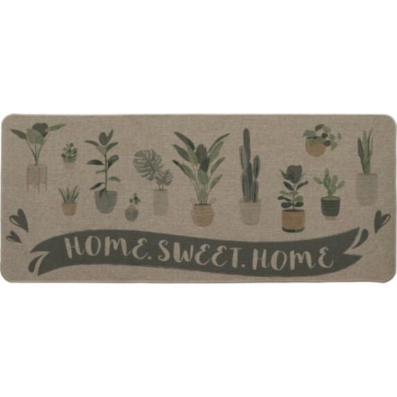 Paillasson Home Sweet Home 50x120cm beige - LUANCE