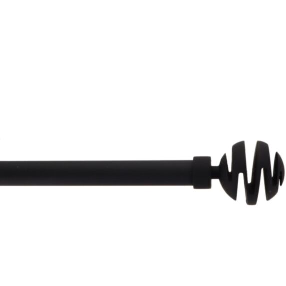 Kit extensible 210-380 cm Ø19 embout Villalouise noir mat - LUANCE