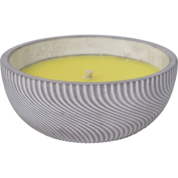 Bougie citronnelle pot ciment grand modèle - LUANCE