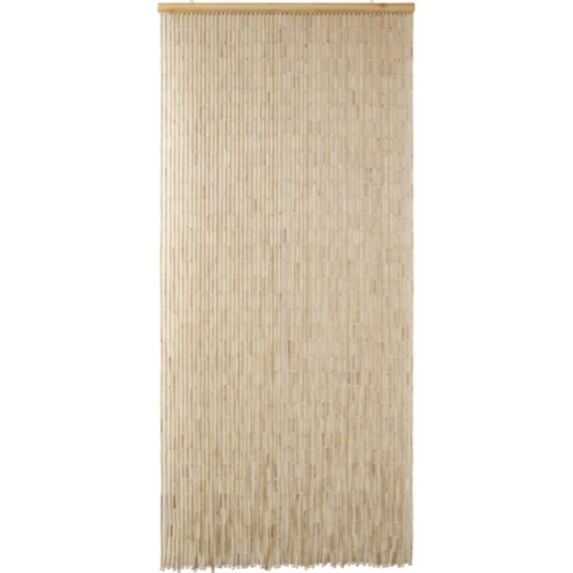 Rideau de porte en bambou naturel 90 x 200 cm - LUANCE