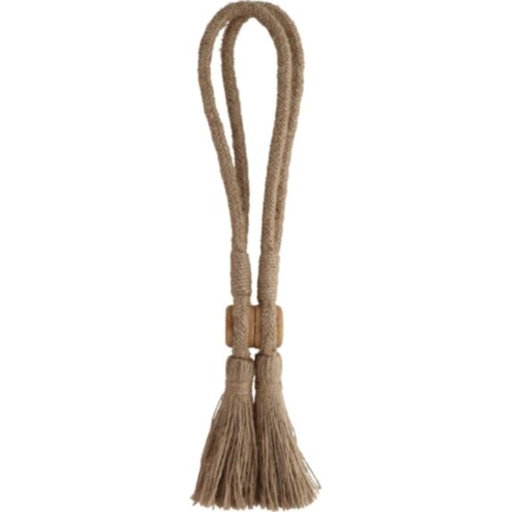 Embrasse textile aimantée Lia jute 67x0,80x3,50cm naturel - LUANCE