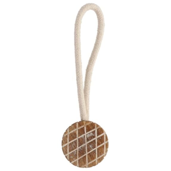 Embrasse Bois Aimantée Africa 32,5x1,6x4cm naturel - LUANCE
