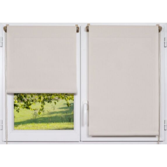 Store enrouleur thermique 180x180cm beige - LUANCE