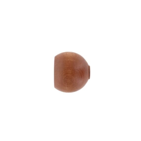 Embout de barre Boule x2 Ø28mm teinte chêne doré - LUANCE