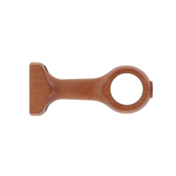 Support de barre court zinc doré Ø28mm x 2 pièces - LUANCE