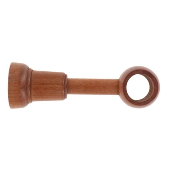 Support de barre long réglable Ø28mm teinte chêne doré - LUANCE
