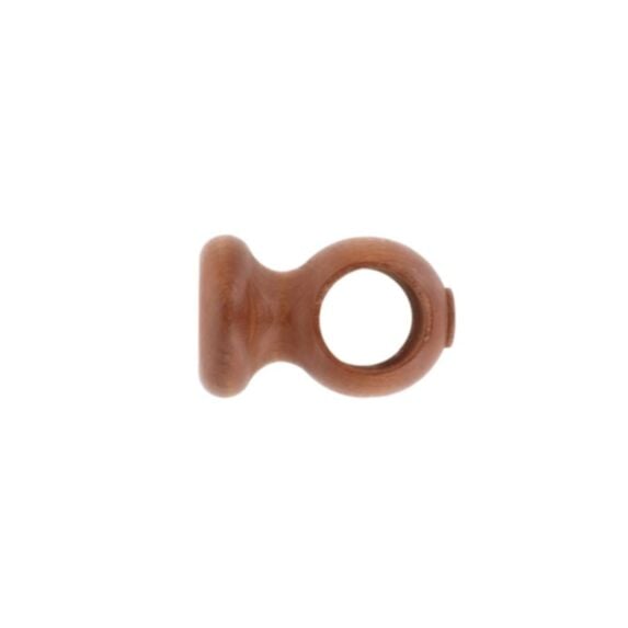 Support de barre plafond x2 Ø28mm teinte chêne doré - LUANCE