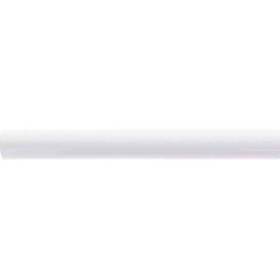 Barre de penderie acier 160cm Ø22mm blanc - LUANCE