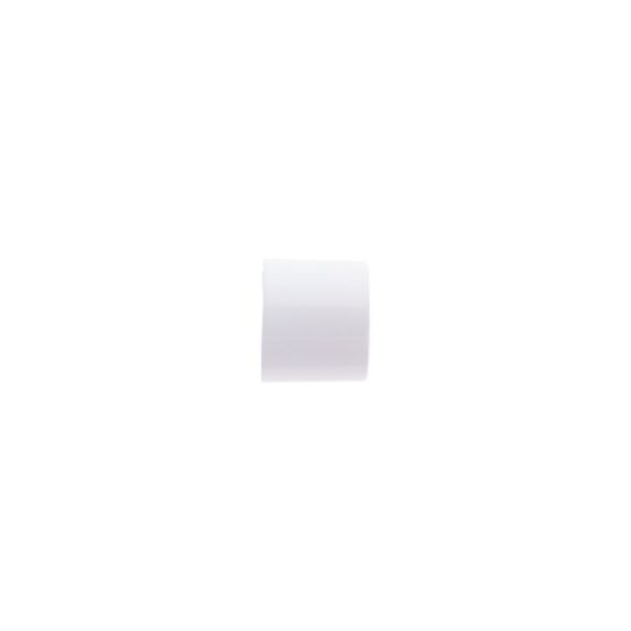 Embout bouchon aluminium Ø22mm blanc x2 - LUANCE