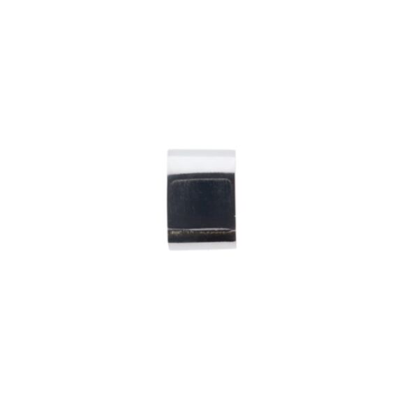 Embout bouchon ovale aluminium chromé 30x15 mm argent lot de 2 - LUANCE