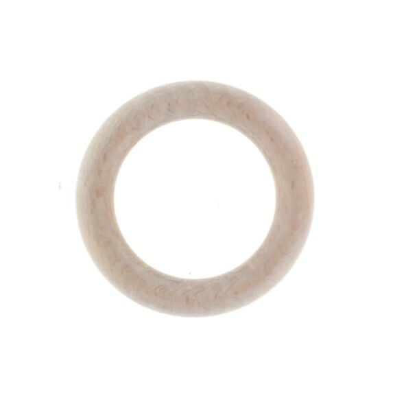 Anneaux cérusé x8 diamètre 28 naturel vieilli - LUANCE