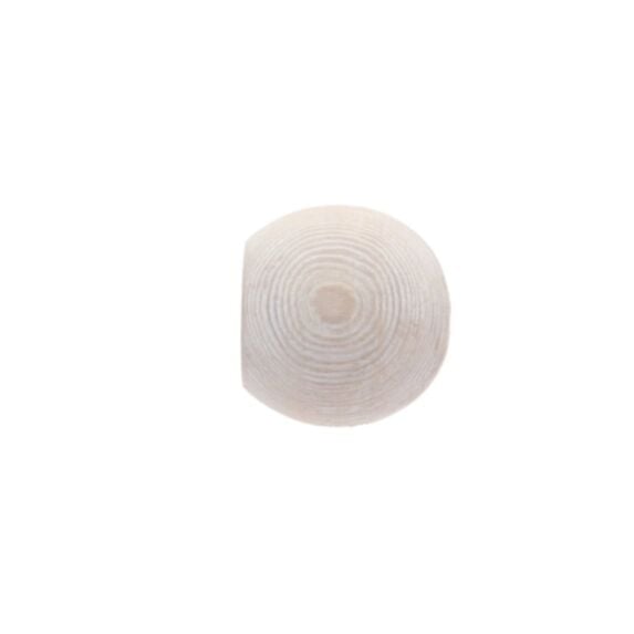 Embout de barre Boule cérusé x2 Ø28mm naturel vieilli - LUANCE
