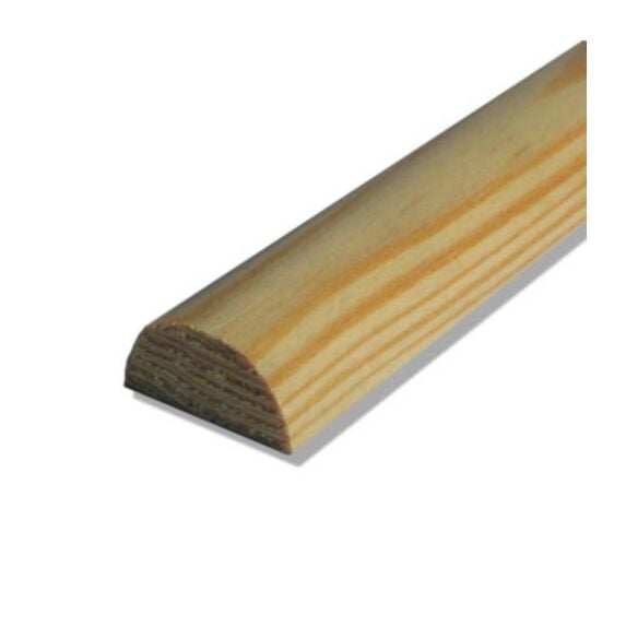 1/2 rond pin 2400 x 23 x 15 mm - SUPBOIS