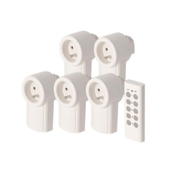 Kit de 5 prises télécommandées 2300 W - SCS SENTINEL