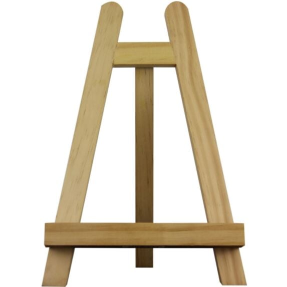 Chevalet Expopro 30 cm grosses sections bois naturel - AMT