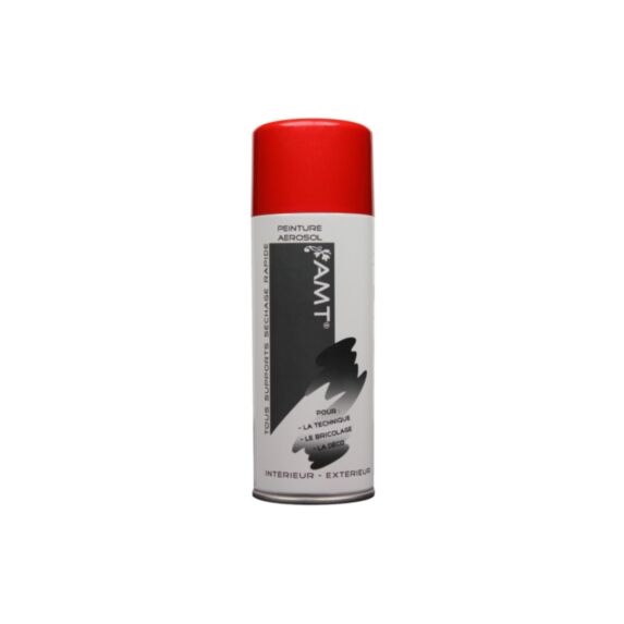 Peinture aérosol à effet métallisé rouge - AMT