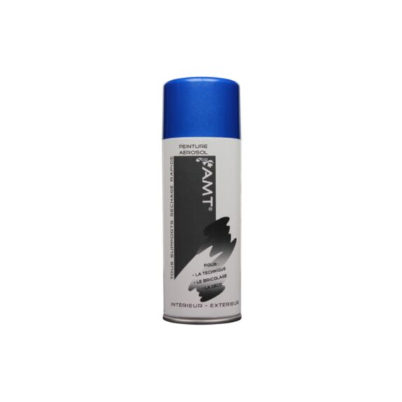 Peinture aérosol à effet métallisé bleu - AMT