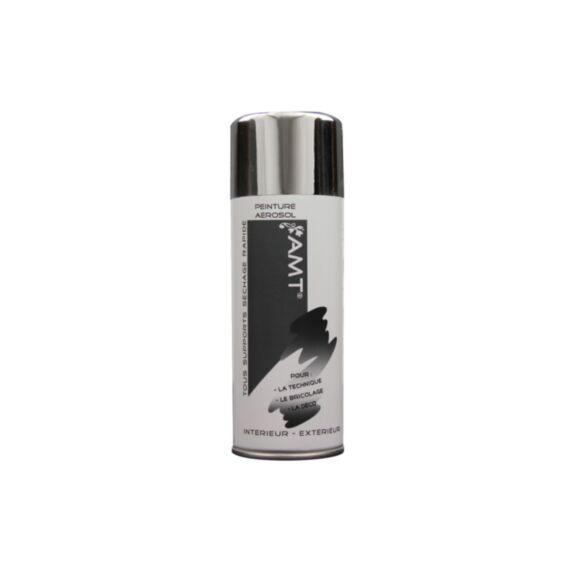 Peinture aérosol à effet métallisé chrome - AMT