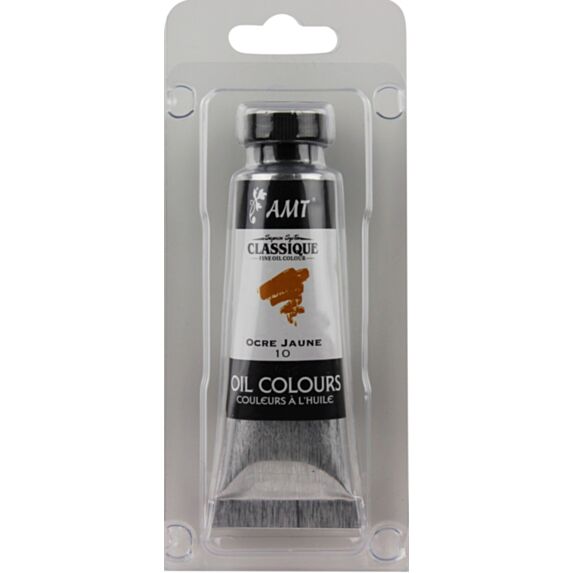 Peinture à l'huile tube 45 mL ocre jaune - AMT