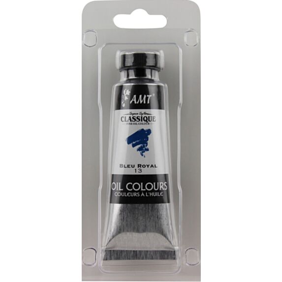 Peinture à l'huile tube 45 mL bleu royal - AMT