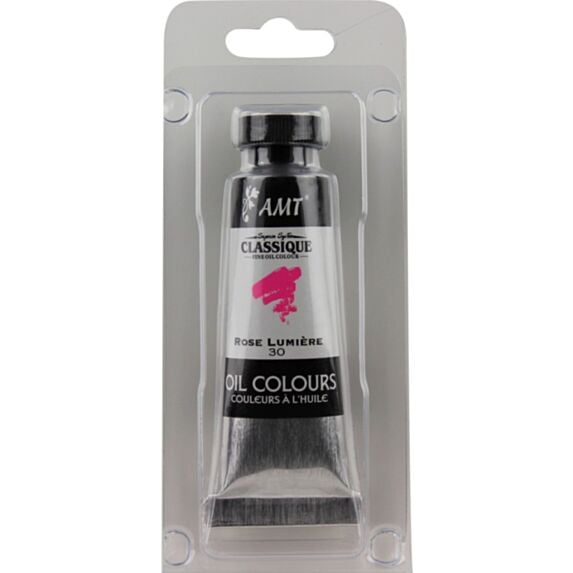 Peinture à l'huile tube 45 mL rose lumière - AMT