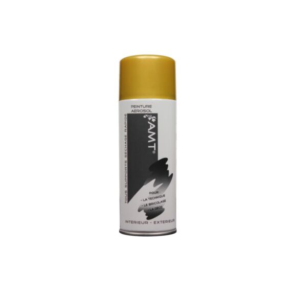 Peinture aérosol à effet métallisé or - AMT