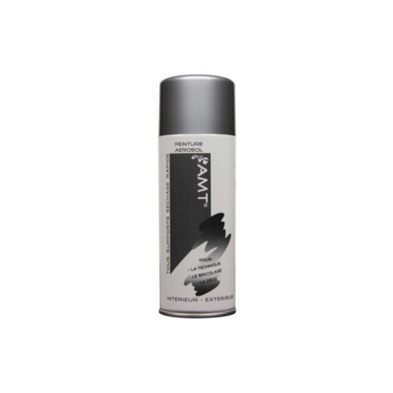 Peinture aérosol à effet métallisé argent - AMT