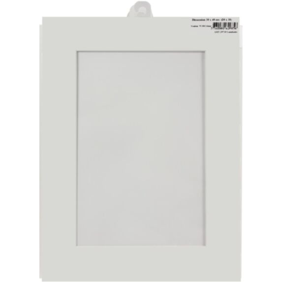Passe partout 30 x 40 cm ouverture 20 x 30 cm blanc - AMT