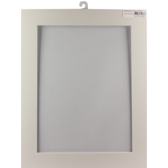 Passe partout 40 x 50 cm ouverture 30 x 40 cm blanc - AMT