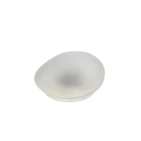 Galet solaire verre dépoli 14cm - GALIX