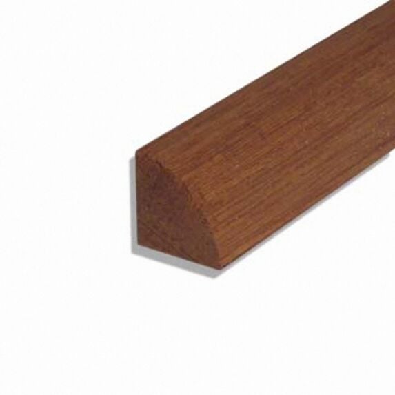 1/4 rond bois rouge 2400 x 8 x 25 mm - SUPBOIS