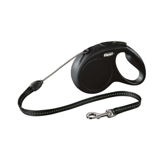 Flexi Laisse Corde New Classic M 5m Noir - ZOLUX