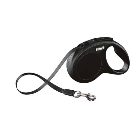 Laisse sangle Newclassic tape s 5m noir