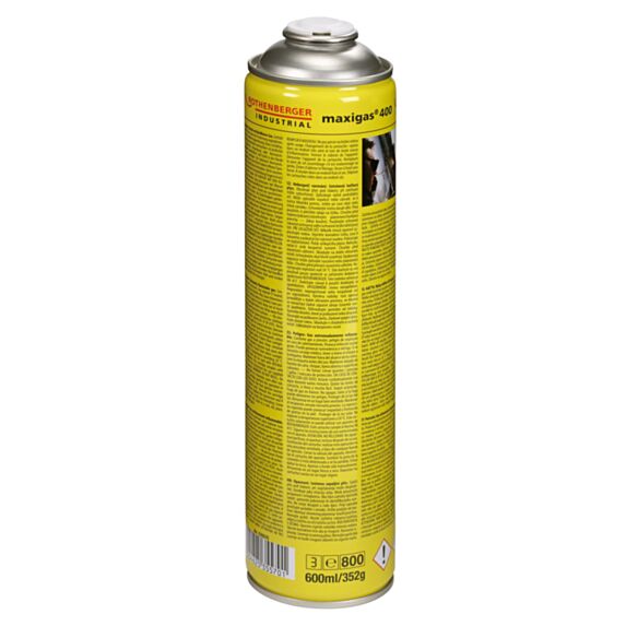 Cartouche maxigas 400 jetable 600 mL - ROTHENBERGER
