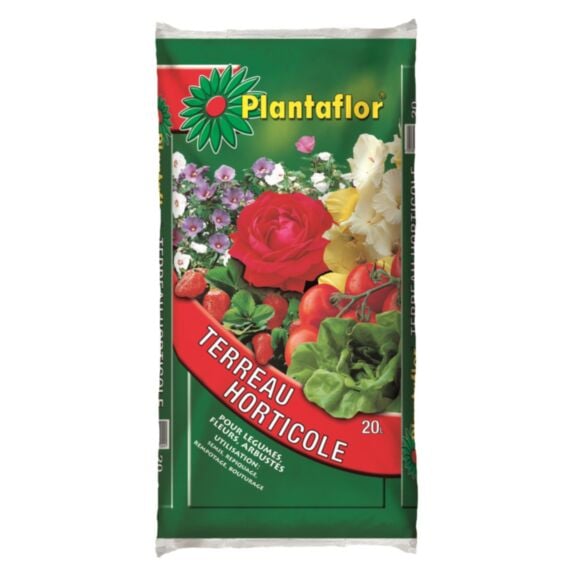 Terreau Horticole 20 L - PLANTAFLOR