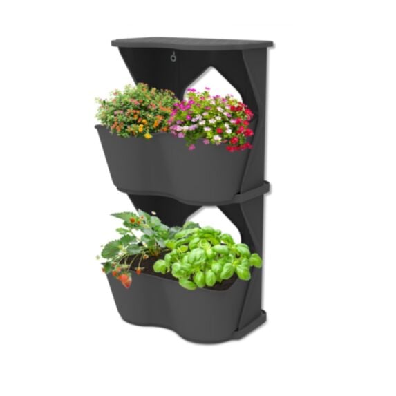 Plantation verticale avec accroche murale anthracite - ROMBERG