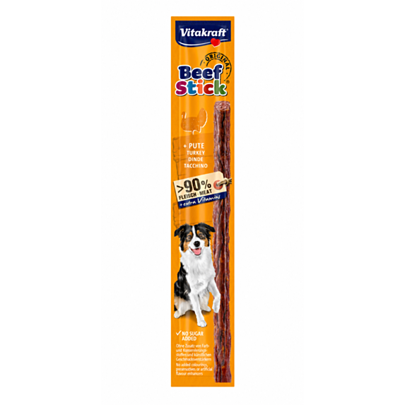Friandise chien Beef Stick dinde - VITAKRAFT