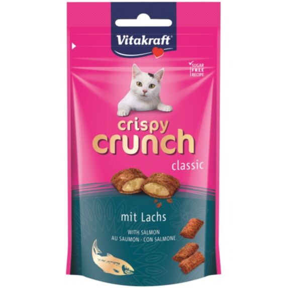 Friandise saumon pour chat Crispy Crunch 60gr - VITAKRAFT
