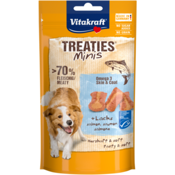 Friandise chien Treaties bits saumon 48g - VITAKRAFT