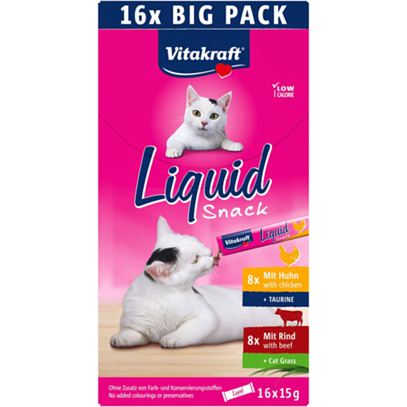 Friandise chat liquide 15g x16 - VITAKRAFT