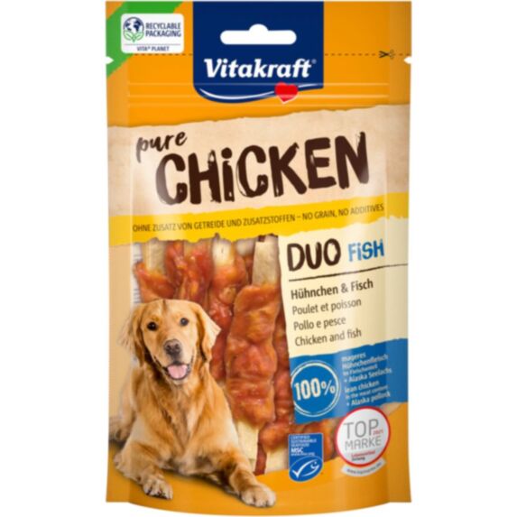Friandise chien Pure Duo poulet poisson 80g - VITAKRAFT