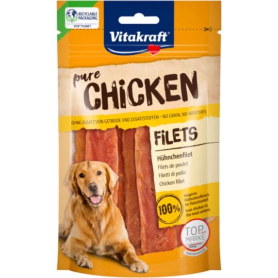 Friandise chien Pure Filet poulet 80g - VITAKRAFT