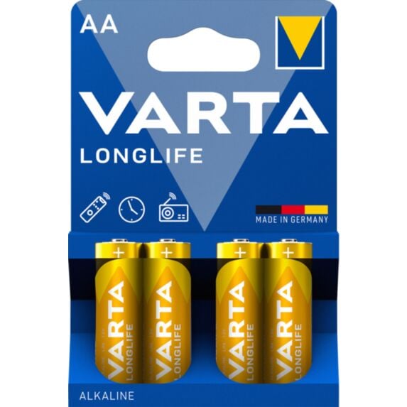 Pile x4 lr06 aa longlife