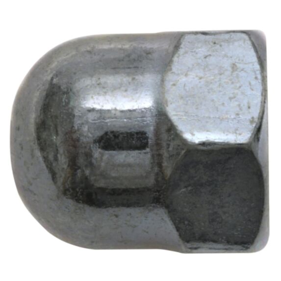 Écrou borgne M10, acier zingué, DIN 1587