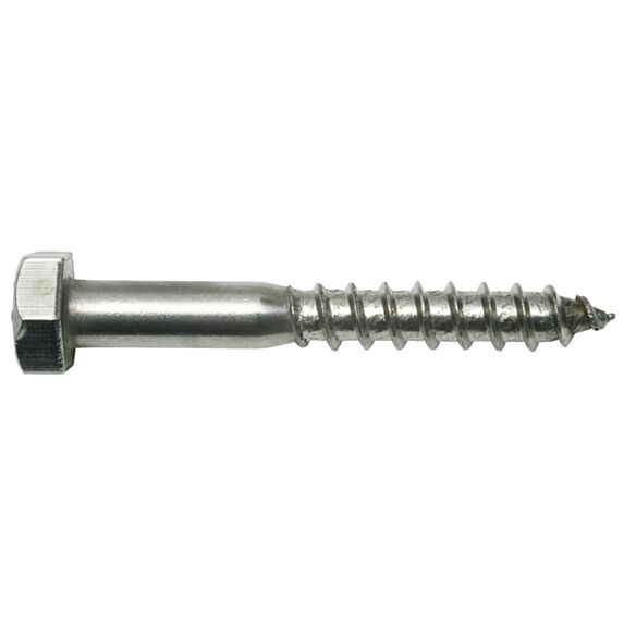 Tirefond Tirefond 6 pans Inox A2 8 x 60 mm
