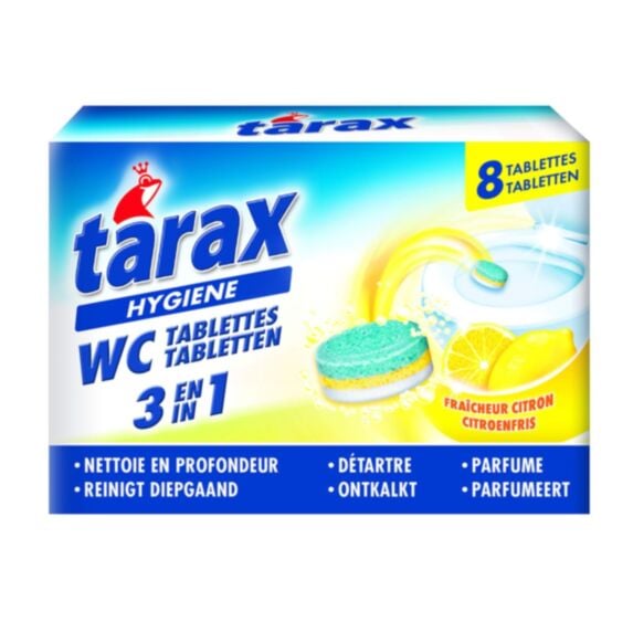 Set de 8 tablettes WC 3 en 1 - TARAX