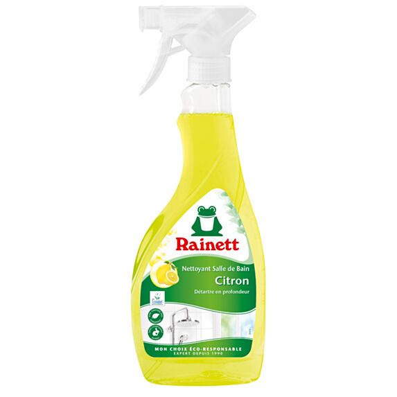 Nettoyant SDB anti-calcaire écologique citron 500 mL - RAINETT
